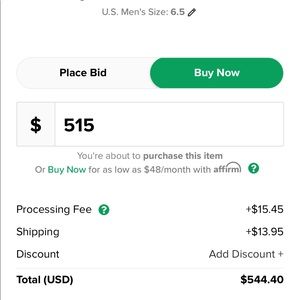 Yeezys 700 inertia Size 6.5 andSize 7